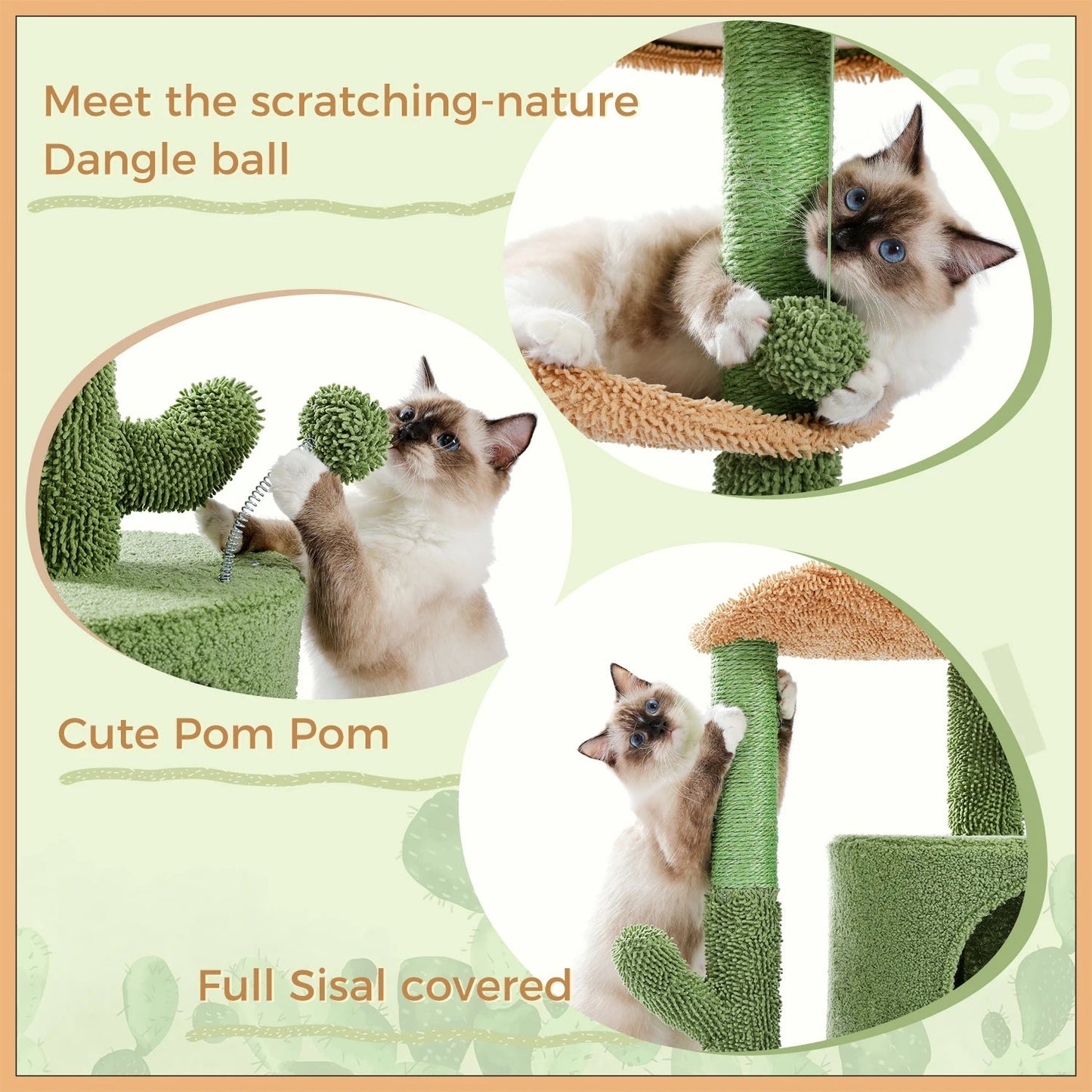 Cactus Cat Scratching Post