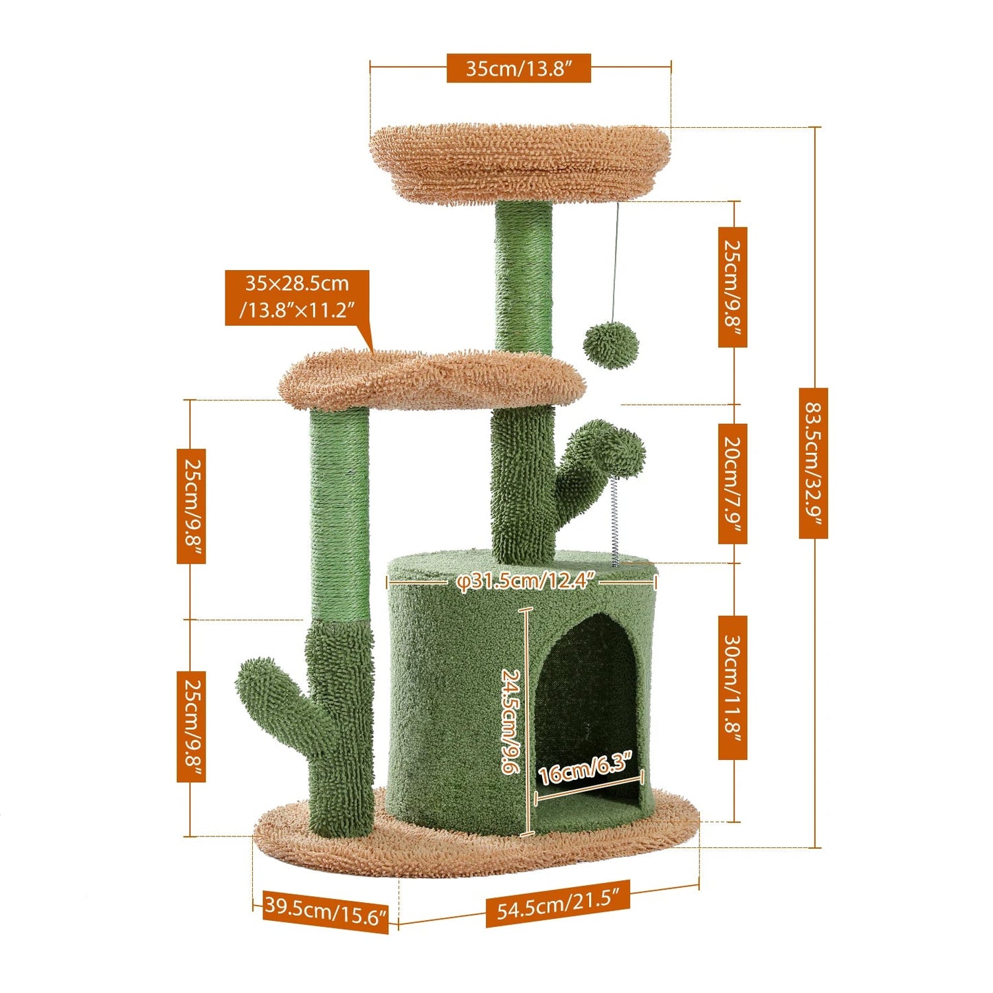 Cactus Cat Scratching Post