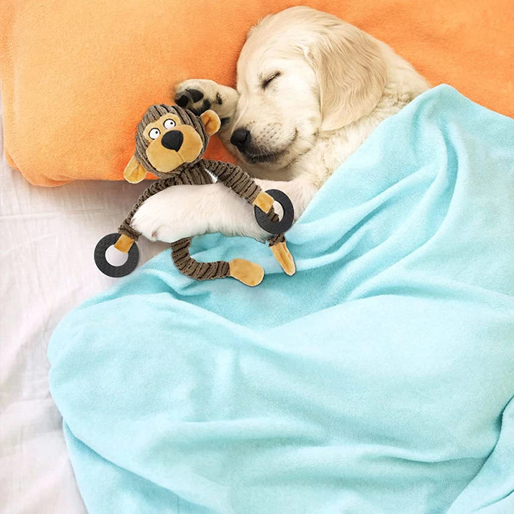 Plush Squeaky Puppy Chew Toys