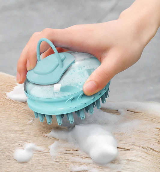 Pet Bath Brush for Dogs - Massage and Grooming Tool