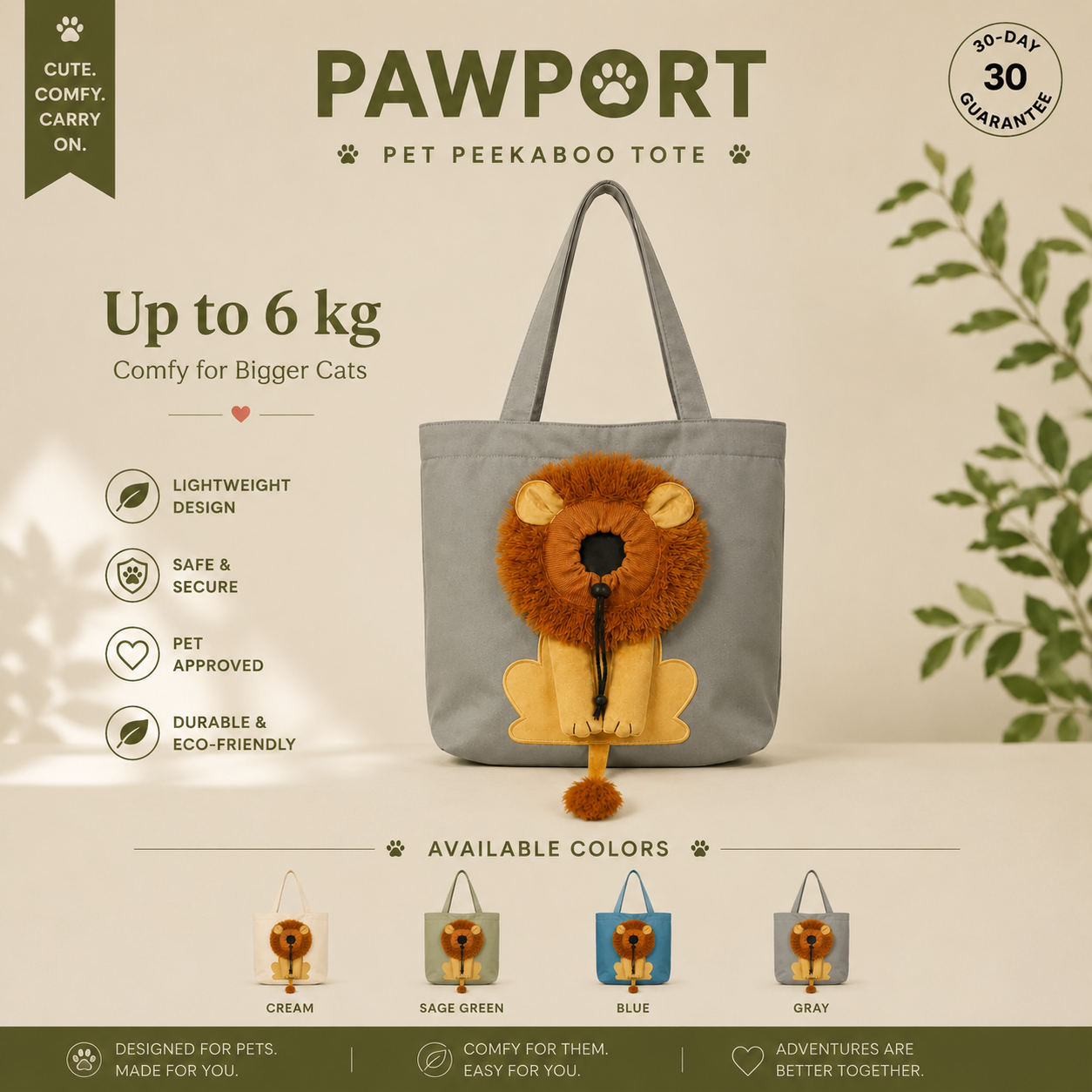 PetPort™ Peekaboo Carrier